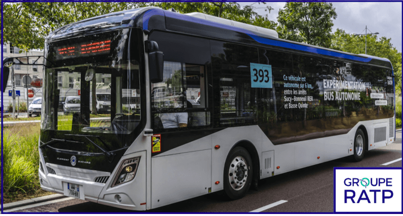 La RATP teste un bus autonome avec des passagers à bord