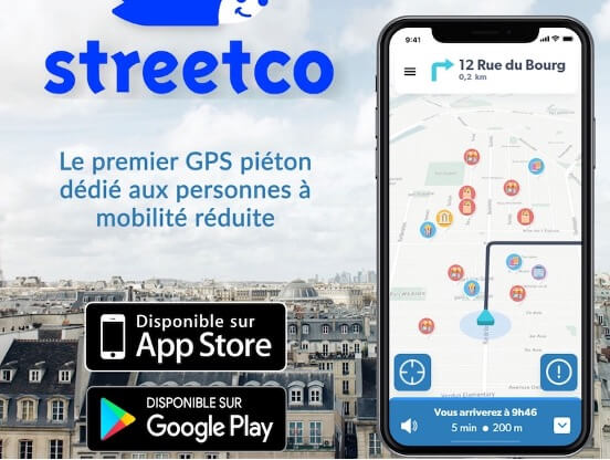 Streetco, le GPS piéton collaboratif pour un monde plus inclusif